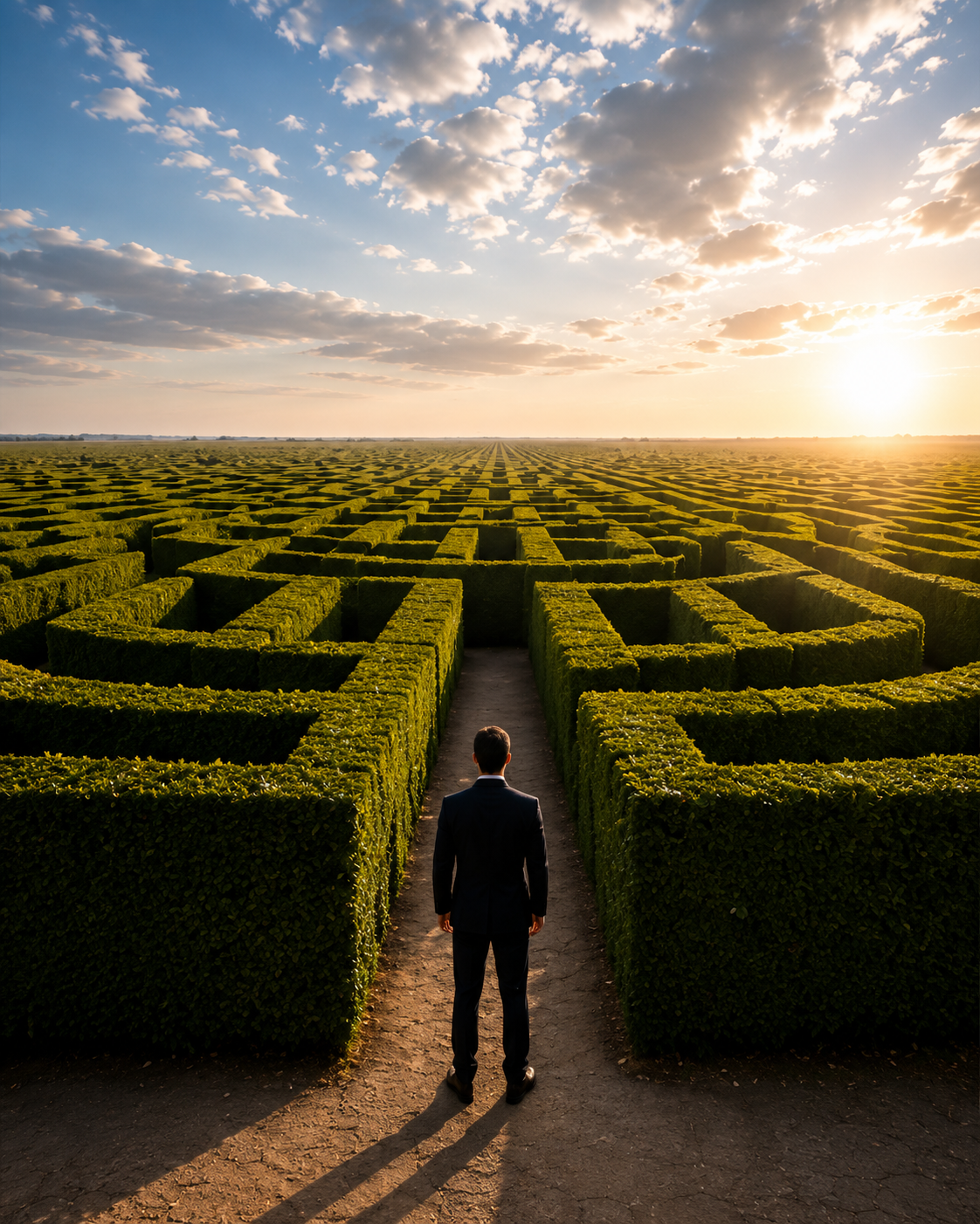Executive facing maze